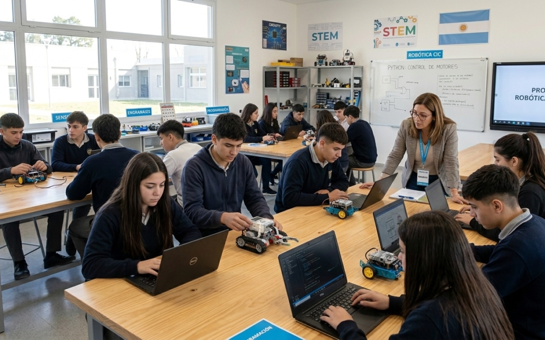 Escuelas técnicas incorporan nuevos talleres de robótica y programación