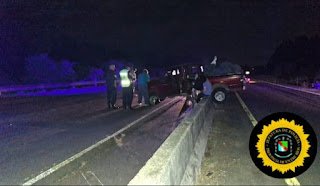 Despiste de camioneta en RN 14 sin lesionados