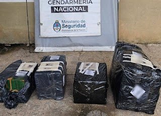 Gendarmería detuvo a dos personas tras el hallazgo de 66 kilos de marihuana