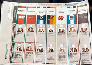 Se presentó el modelo de Boleta Única de Papel para votar senadores y diputados nacionales en Entre Ríos