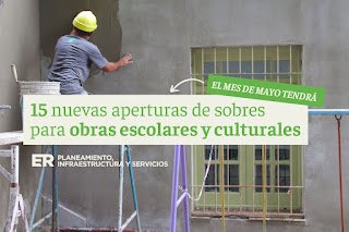 El ministro Schneider confirmó obras para 15 establecimientos de la provincia durante mayo