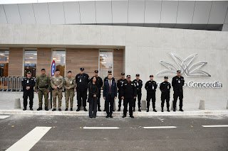 Azcué dio la bienvenida al cuerpo de la Policía de Seguridad Aeroportuaria que operará en Concordia