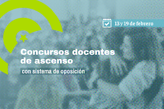 El 13 y 19 de febrero serán los concursos docentes de ascenso con sistema de oposición