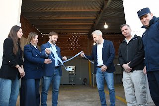 Se inauguró un nuevo destacamento policial y sumaron equipamiento para reforzar la seguridad en Concordia