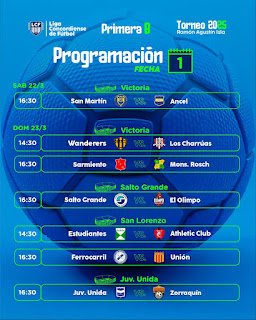 Arranca el torneo de la Primera B de la Liga Concordiense