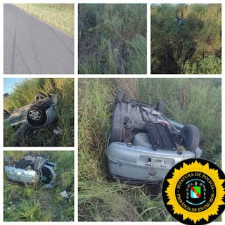 Accidente de tránsito con lesionados en ruta 14