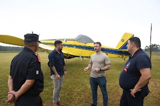 El Comité de Emergencia estableció el protocolo de acción del avión hidrante