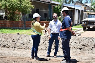 Comenzaron las obras de repavimentación de calle Juventud Unida, en Benito Legerén