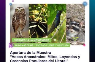 Apertura d ela muestra “Voces ancestrales: Mitos, leyendas y creencias populares del litoral”