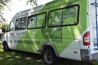 El Registro Civil móvil llega a Villa Adela