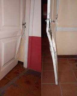 Vandalismo en el centro de Salud del barrio Leoncio de Luque