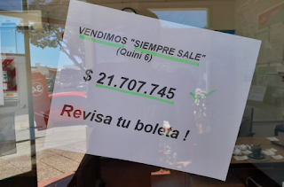 Otra vez el Siempre Sale del Quini 6 trajo un premio para Concordia