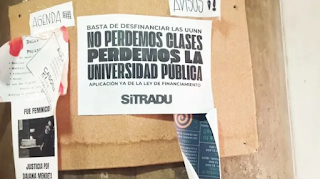 Paro Universitario: un gremio entrerriano para hasta el sábado 6
