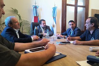 Troncoso y Cuenca se reunieron con autoridades de AMET