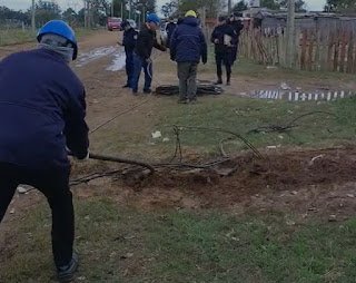 Secuestran más de mil metros de cables que alimentaban clandestinamente aserraderos