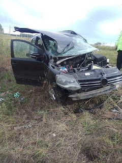 Despiste en Ruta 14: un hombre fue trasladado al hospital