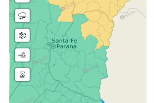 Emitieron alerta amarilla por tormentas para este sábado y domingo