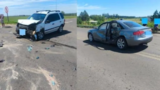 Tres personas hospitalizadas tras choque en el acceso oeste de Concordia