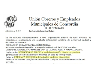 Gremio municipal se declaró en estado de alerta con “retención de tareas” y “acciones progresivas”