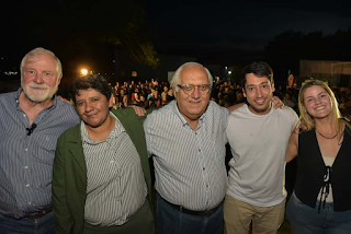 Maya cerró campaña junto a Allende en Federal