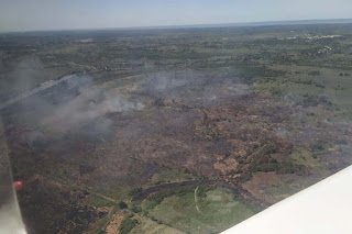 Entre Ríos en alerta roja por riesgo extremo de incendios
