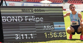 Atleta concordiense obtuvo medalla de oro en los Sudamericanos Juveniles