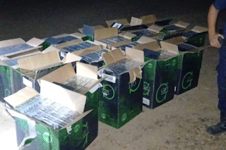 Frustran contrabando de cigarrillos en acceso a La Tortuga