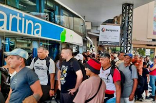 Finalizó el operativo de viajes a trabajadores frutícolas al sur del país