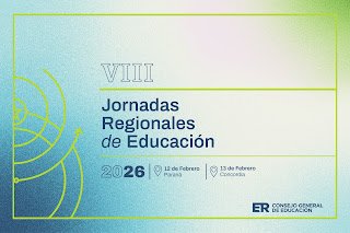 Se realizarán las VIII Jornadas Regionales de Educación 2026 en Paraná y Concordia
