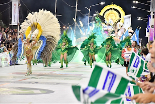 Emperatriz ganadora del carnaval de Concordia