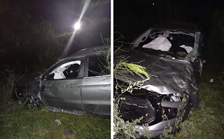Siniestro vial: Camioneta terminó debajo del puente en Avenida Frondizi