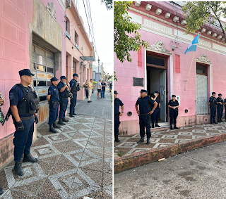 Doce detenidos tras intervención policial en el Sindicato de la Fruta en Concordia