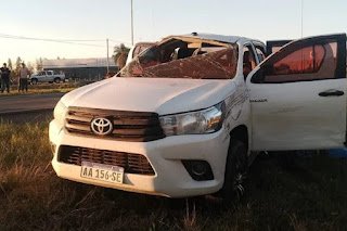 Choque fatal en la Autovía 14: murió un hombre de 72 años tras colisionar con un camión y volcar