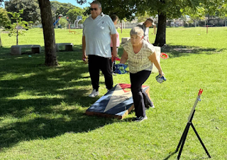 Encuentro de Juegos Alternativos para personas mayores en Costanera