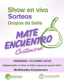 Se viene el Primer Mate Encuentro en el Anfiteatro Costanera