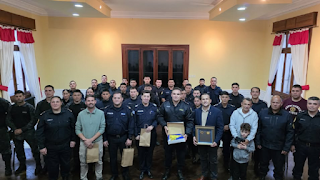 Reconocimiento a policías de Concordia