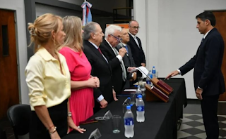 El STJ se reunió en Concordia por temas de la jurisdicción y tomó juramento a jueces