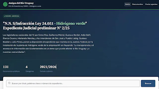 Lanzaron una web con información de la causa por la planta de hidrógeno verde