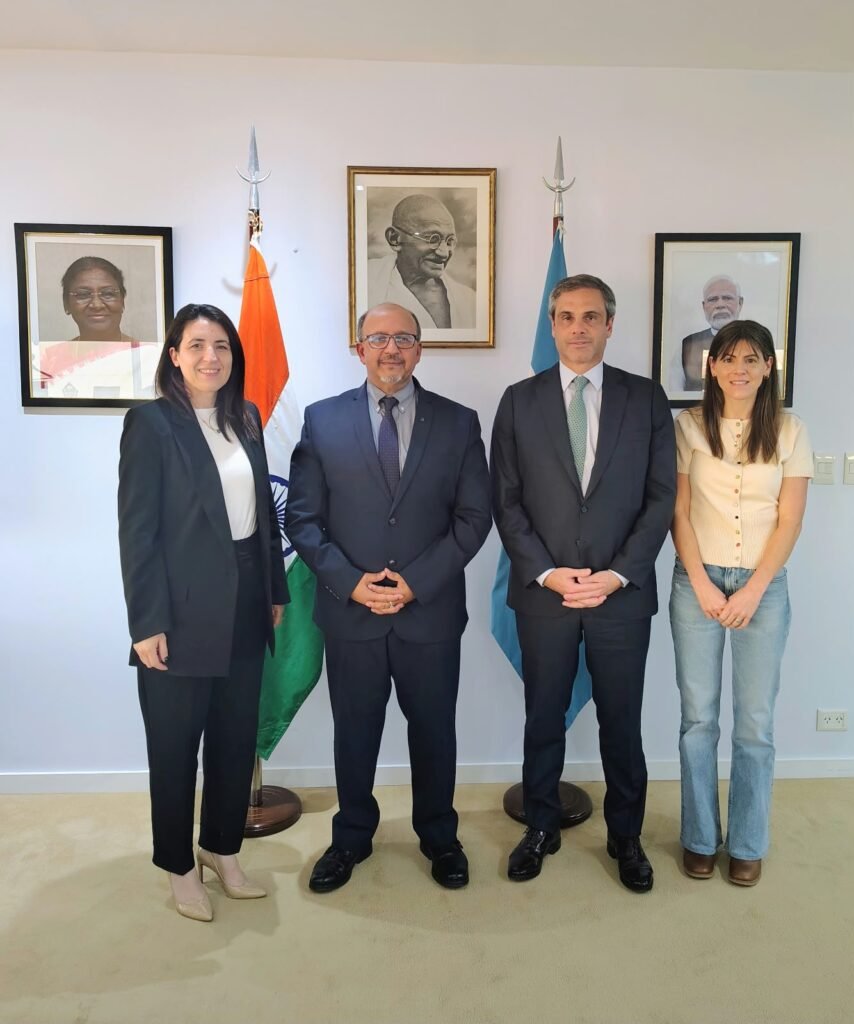 Michel y Marclay se reunieron con el embajador de la India para mejorar el acceso de las exportaciones entrerrianas